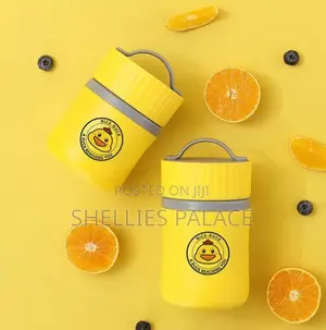 New Cute Duck Design Yellow Color 480ml And 580ml Stainless