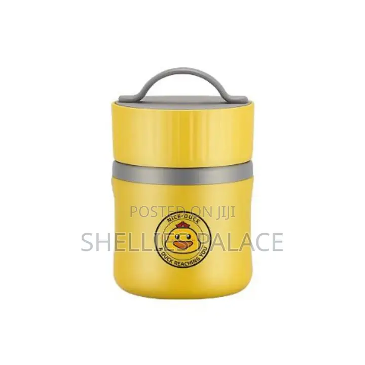 New Cute Duck Design Yellow Color 480ml And 580ml Stainless