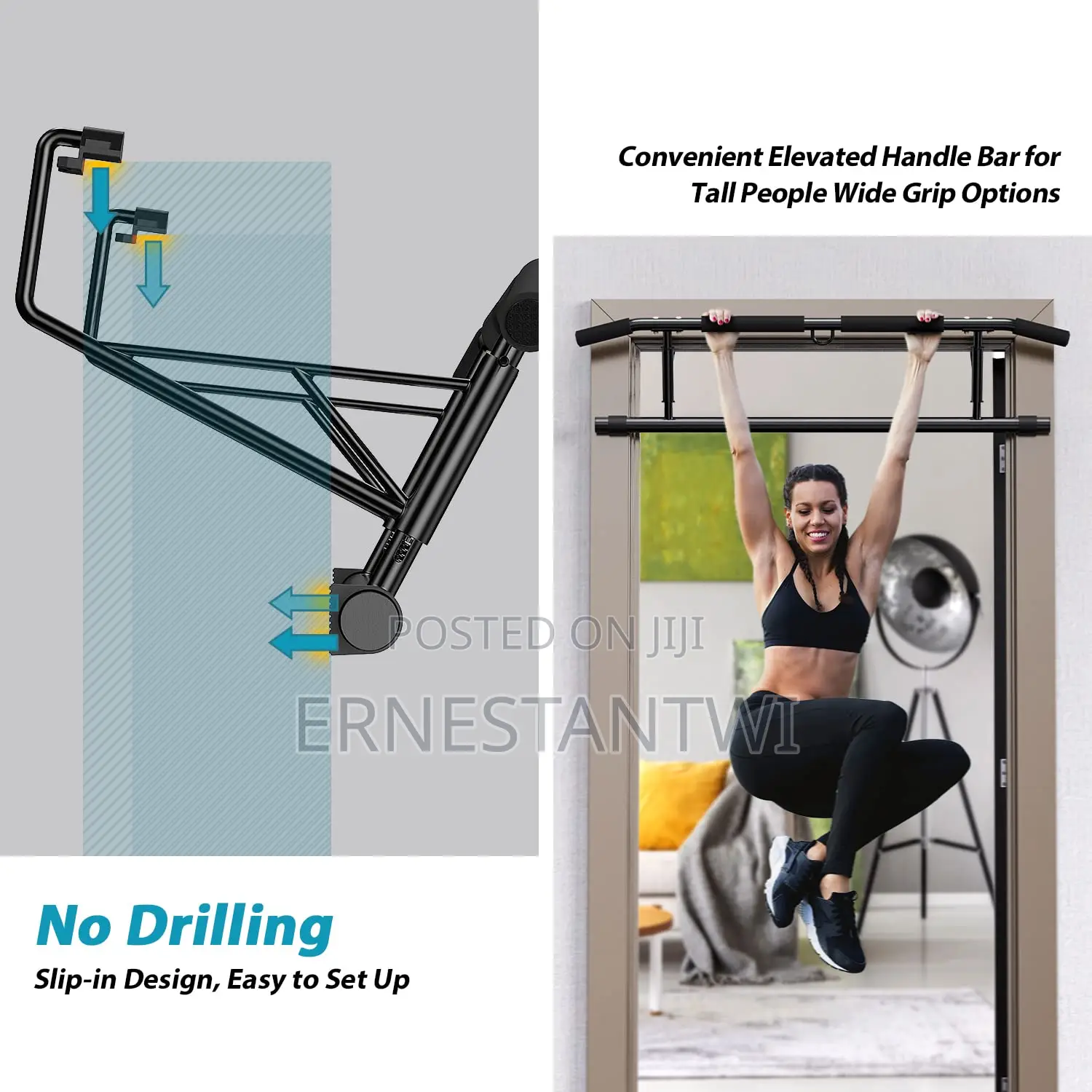 Door Frame Pull Up Bar From JX Fitness, UK