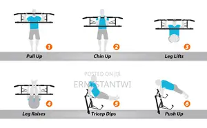 Door Frame Pull Up Bar From JX Fitness, UK
