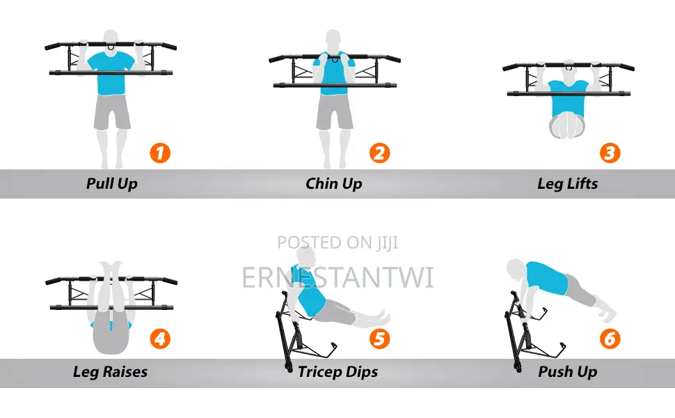 Door Frame Pull Up Bar From JX Fitness, UK