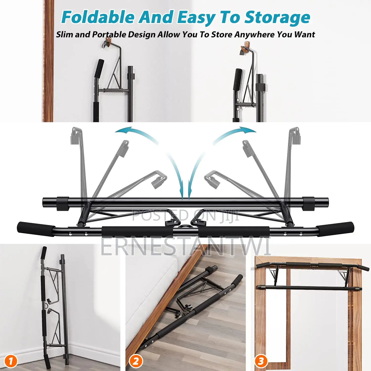 Door Frame Pull Up Bar From JX Fitness, UK