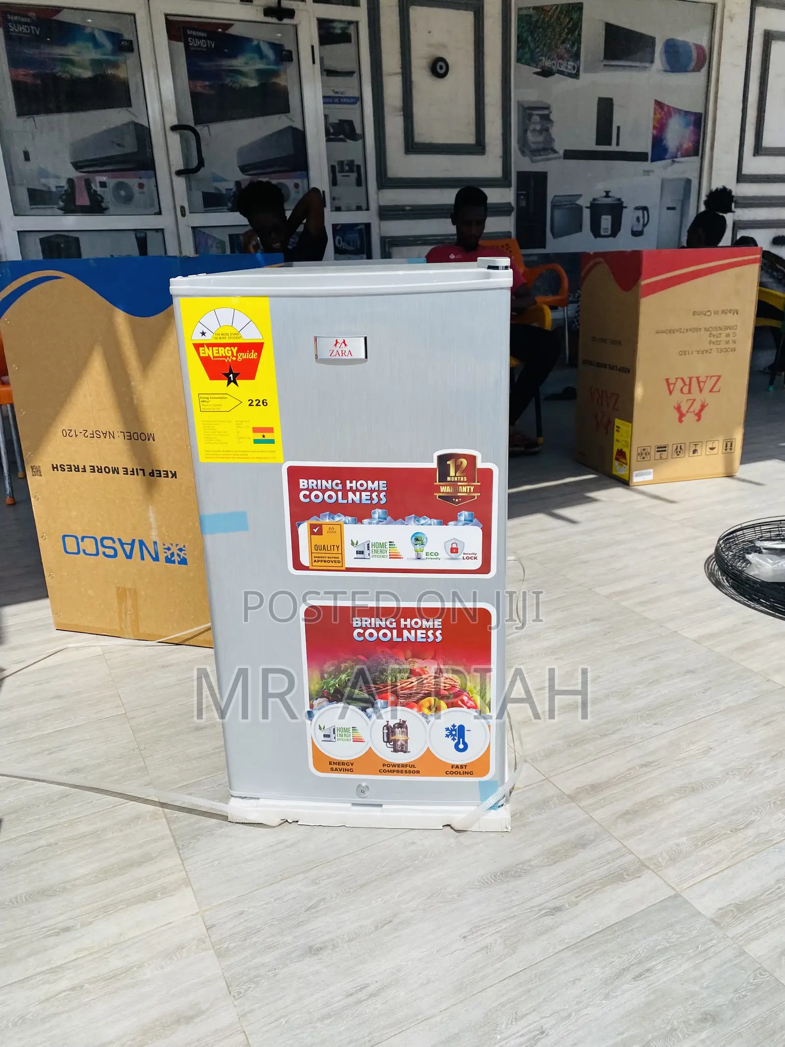 Fast Cooling Zara Single Door Electric Table Top Fridge.
