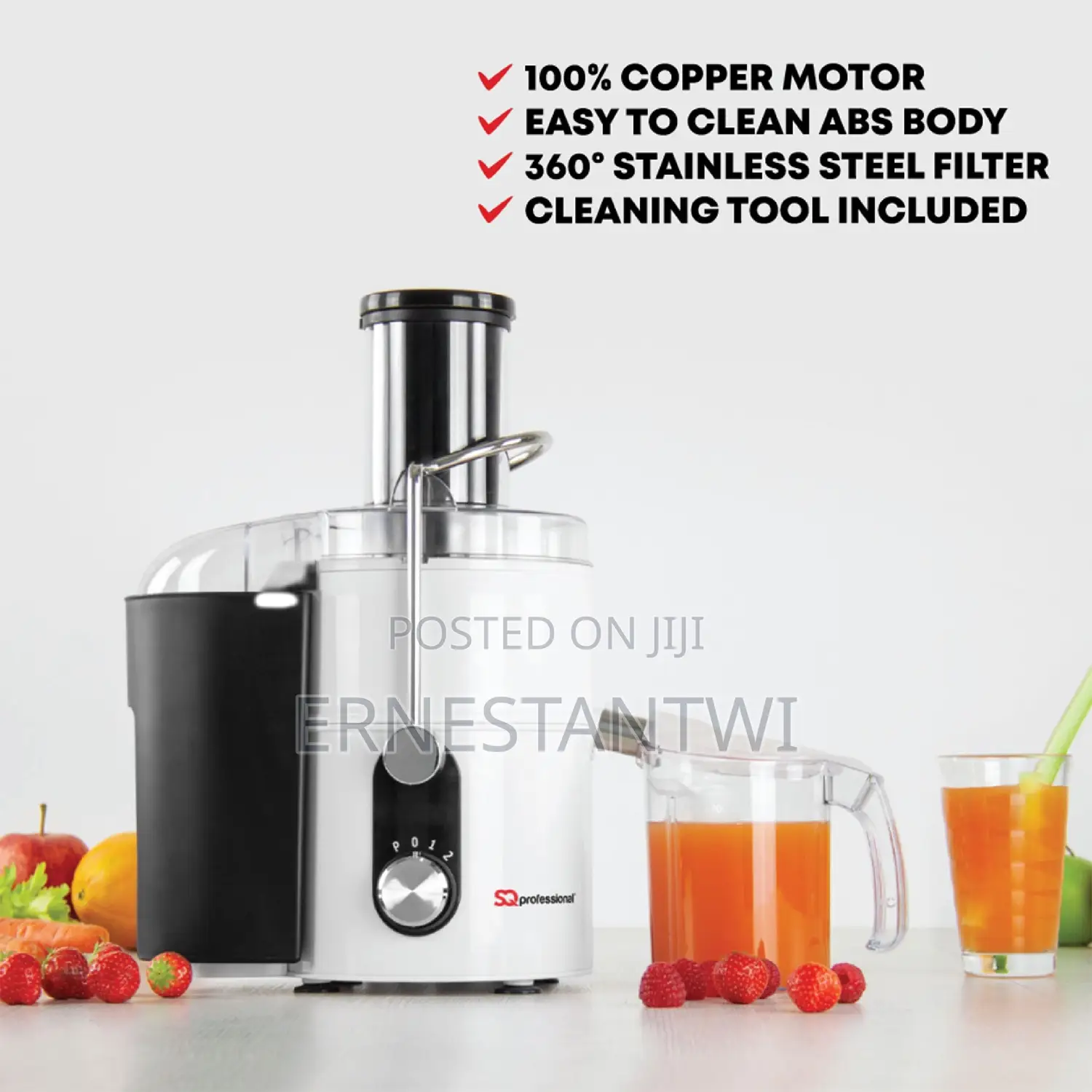Fruit and Vegetable Juicer From SQ Professional, UK