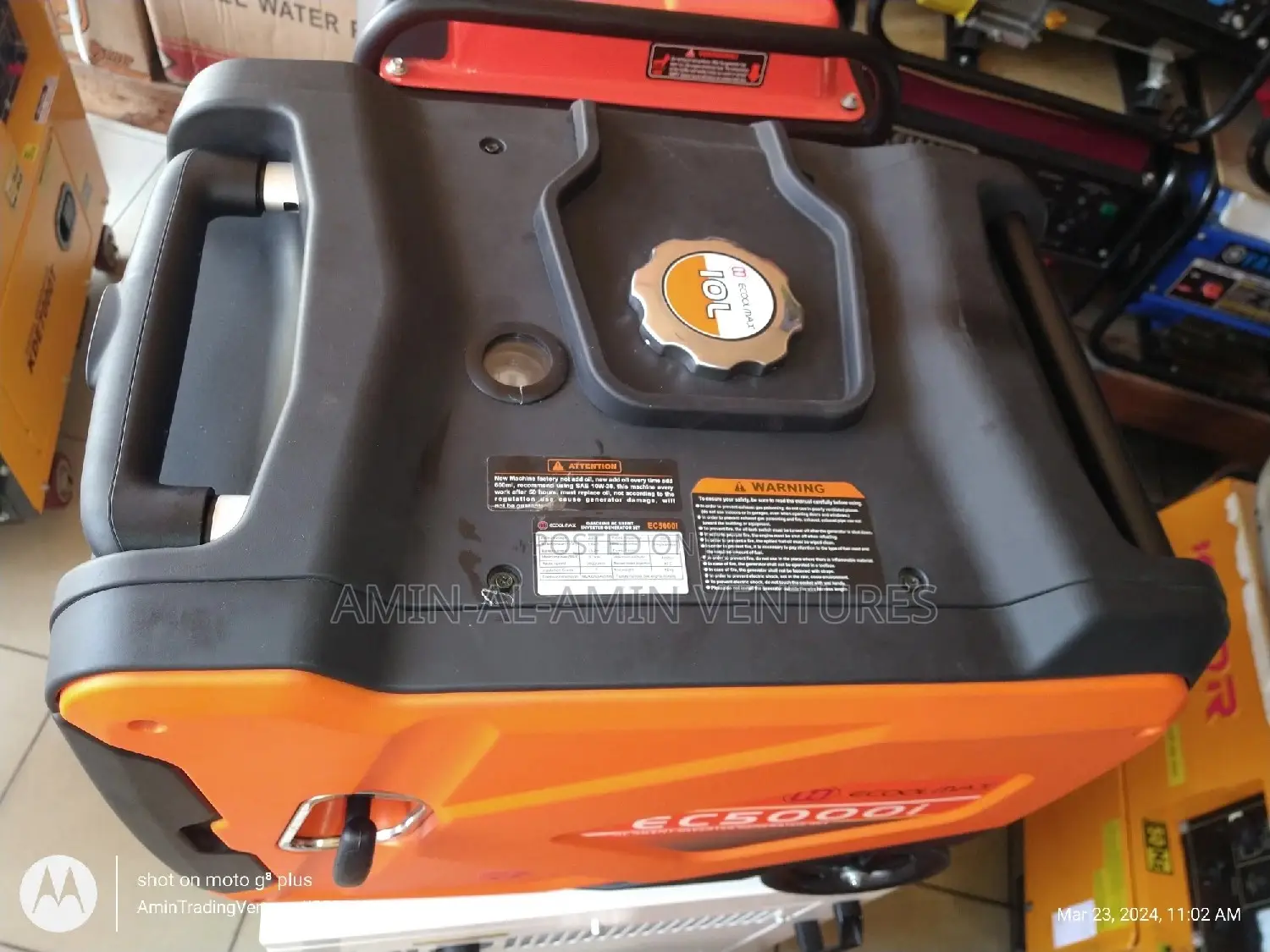 Ecoolmax Ec5000i Silent Inverter Generators
