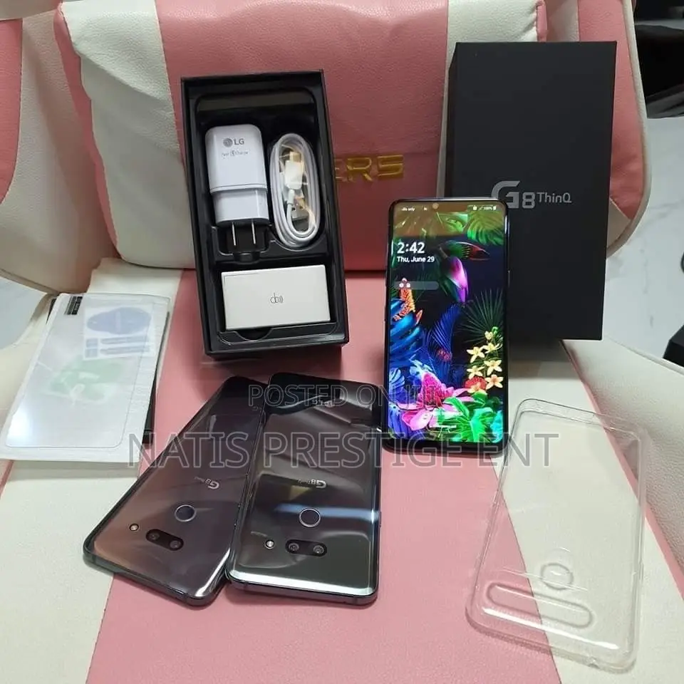 New LG G8 Thinq 128 GB Black