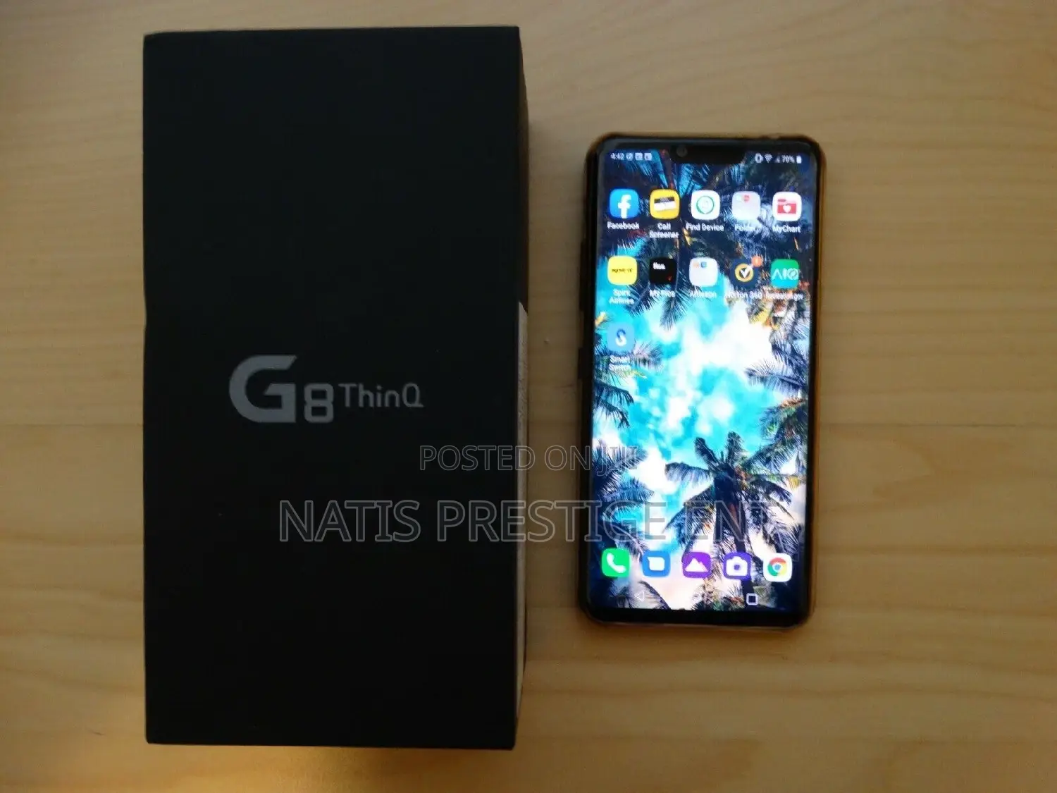 New LG G8 Thinq 128 GB Black