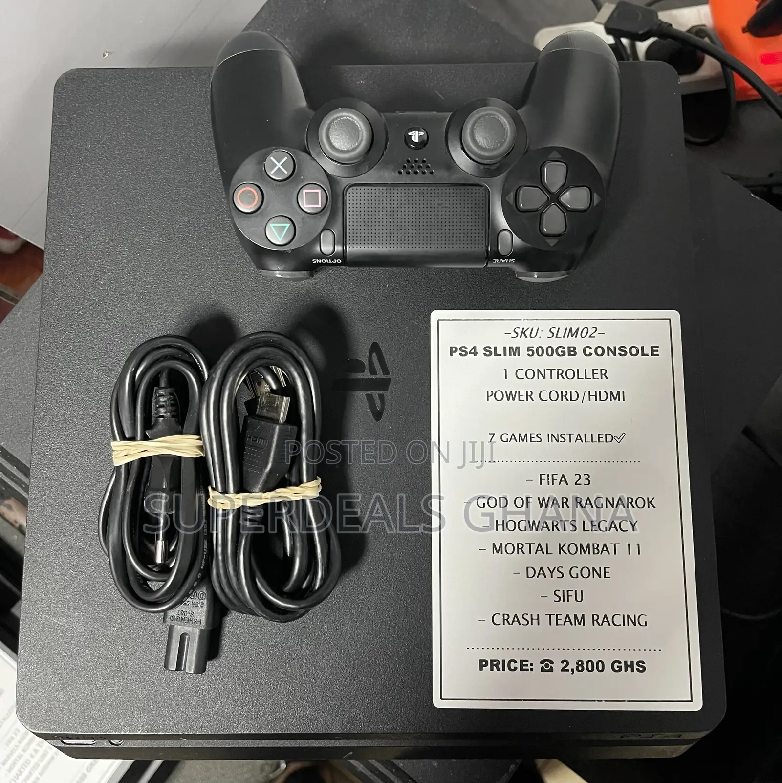 Uk Use Ps4 Slim + 5 Games