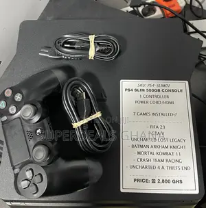 Uk Use Ps4 Slim + 5 Games