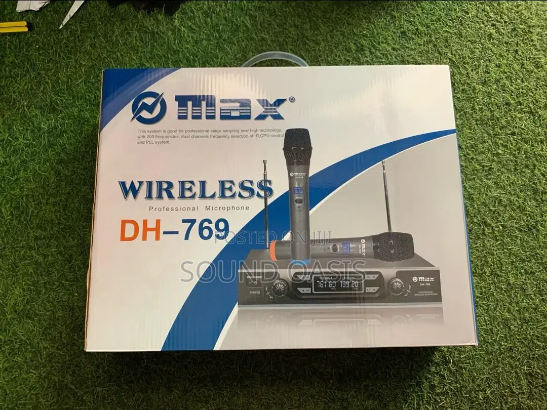 Max Dh-769 Multi-channel (2-way) Uhf Wireless Microphone