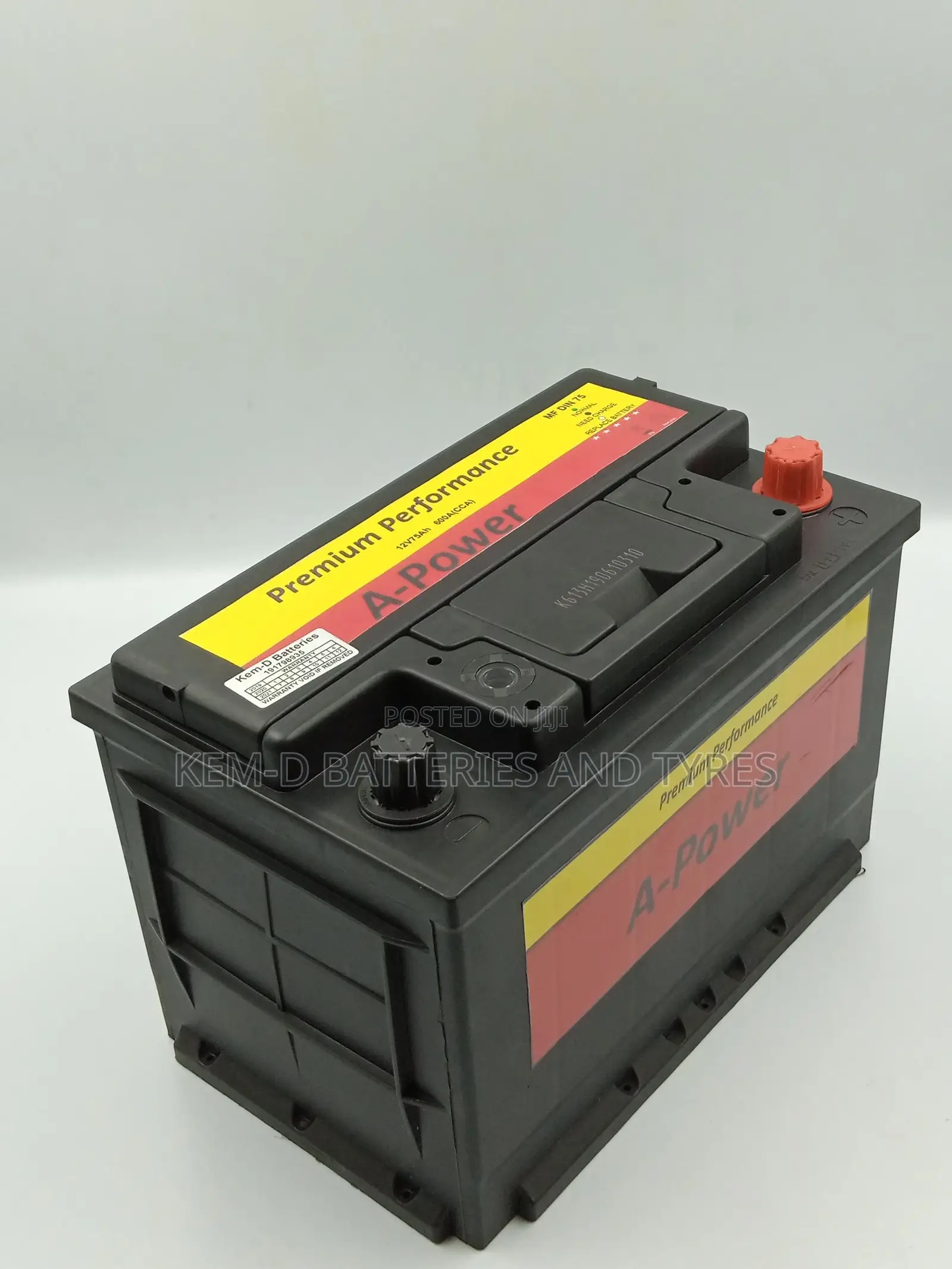 1yr Warranty - 15 Plates A-Power Car Battery + Free Delivery