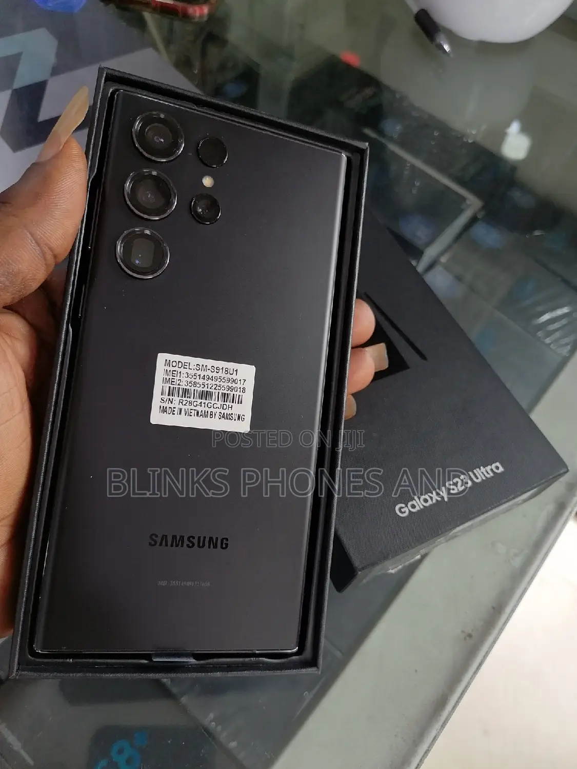 New Samsung Galaxy S23 Ultra 256 GB Black