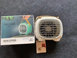 Portable Desktop Plus Water Spray Cold Air Fan Multifunction