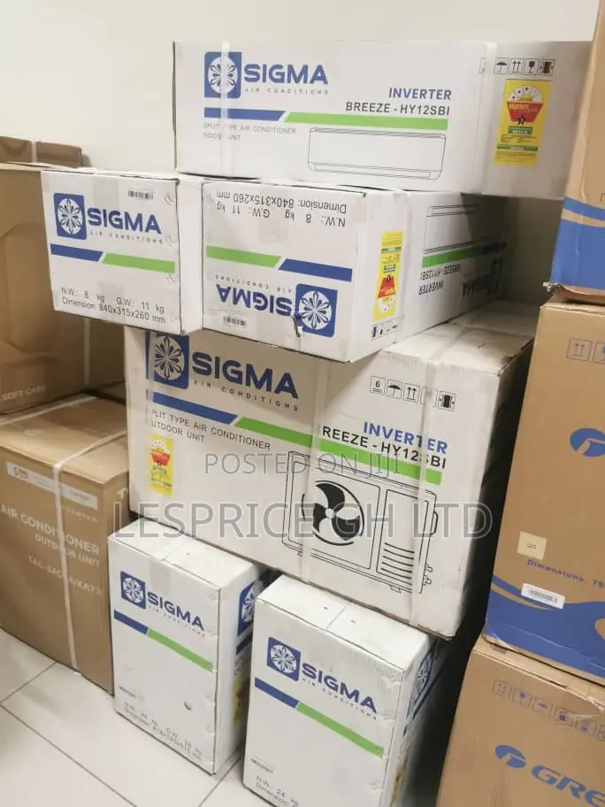 Sigma 1.5hp 410a White Panel AC