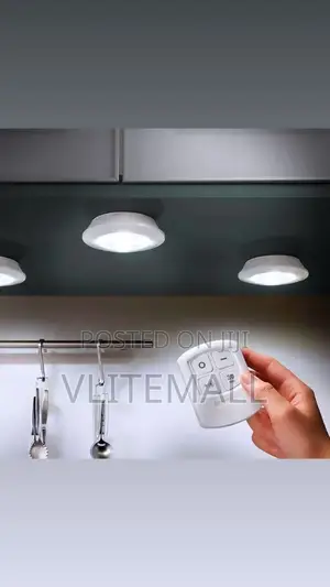 LED Light With Remote Control Set of 3