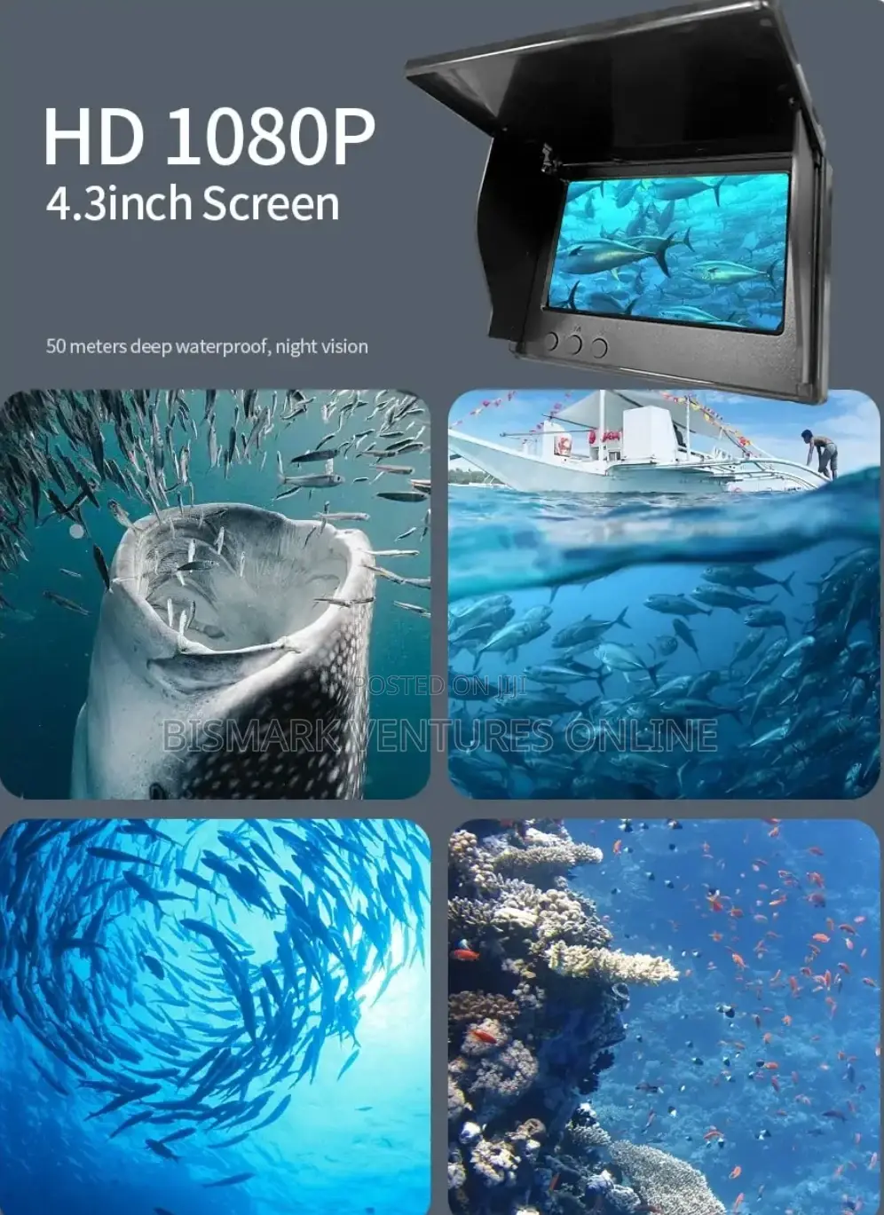 30meters Fish Finder Underwater Camera