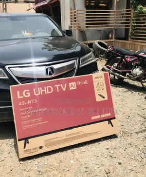 Glossy Led Smart Electric Black UN73 49 Inches LG Tv