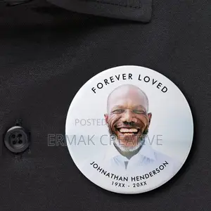 Funeral / Memorial Custom Badges