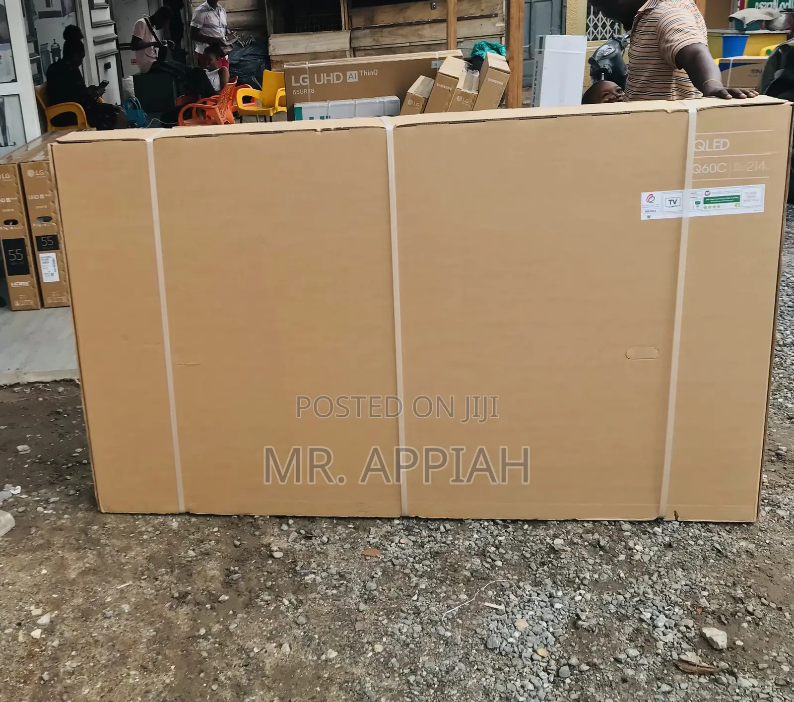 Shop Quality Samsung 85q60 85” Smart Qled Electric Tv.