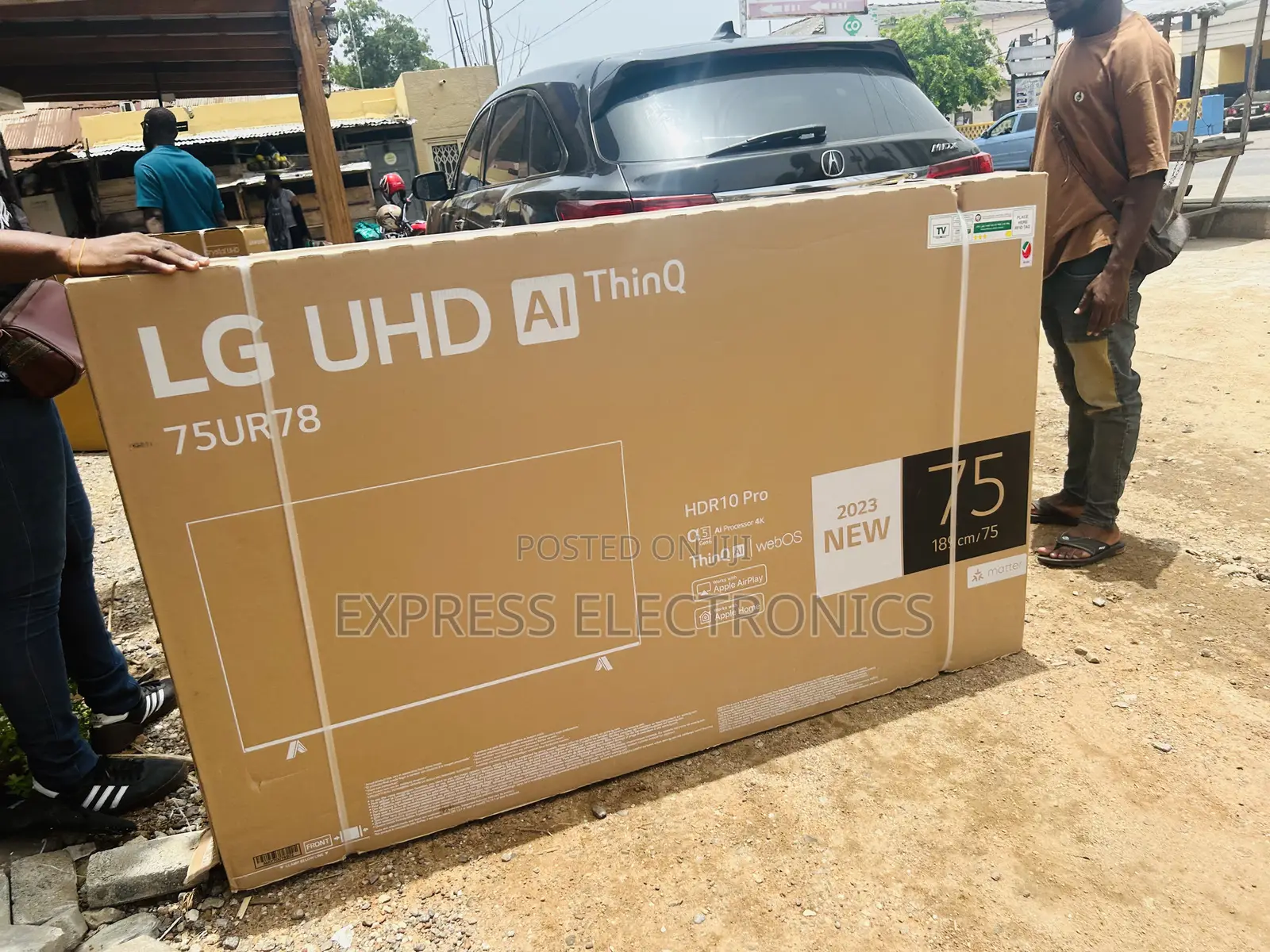 Available LG UHD Smart Glossy LED Display 75”UR78