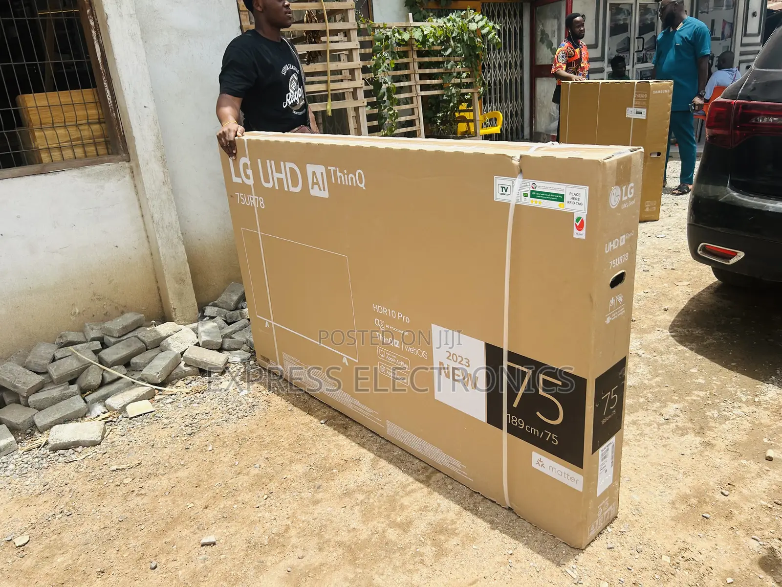 Best and Sleek Black LG 75”UR78 UHD 