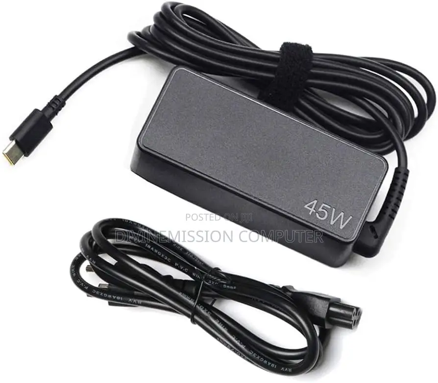 Lenovo Type C 45w 20v/15v/9v/5v Laptop Charger