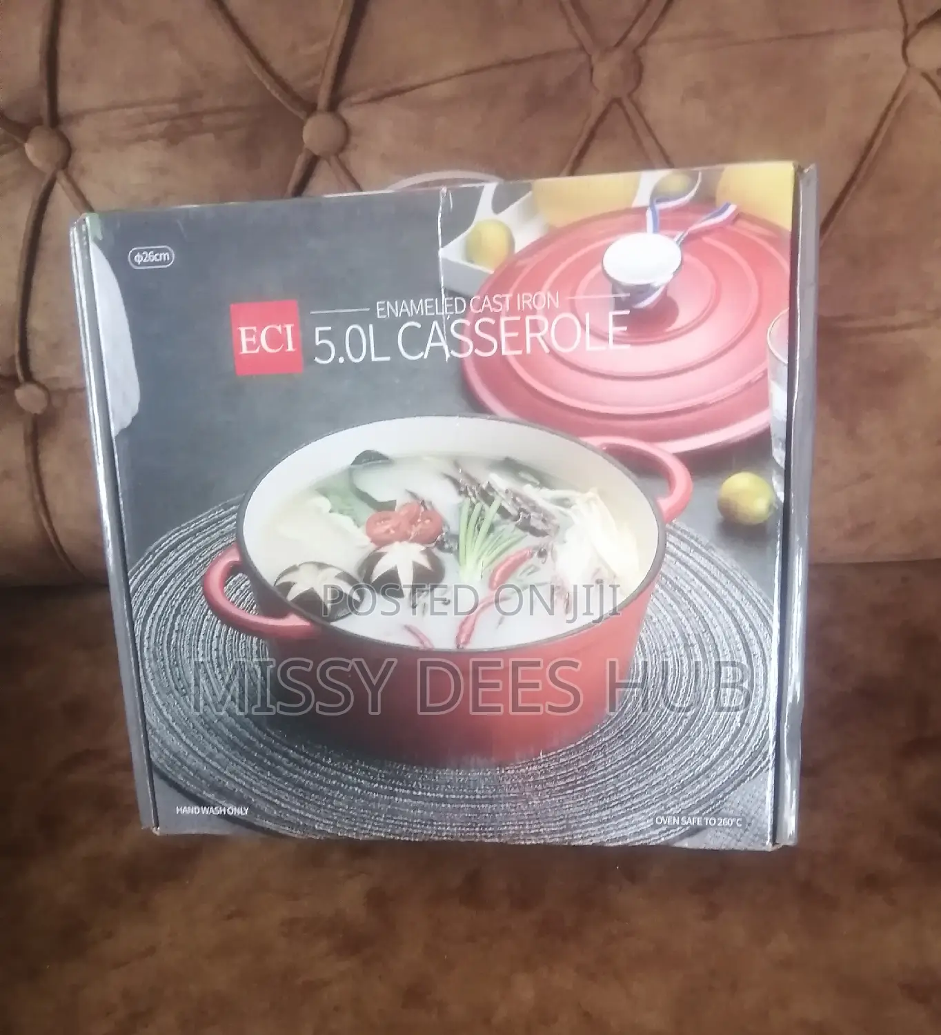 5L Heavy Duty Enamelled Cast Iron Casserole