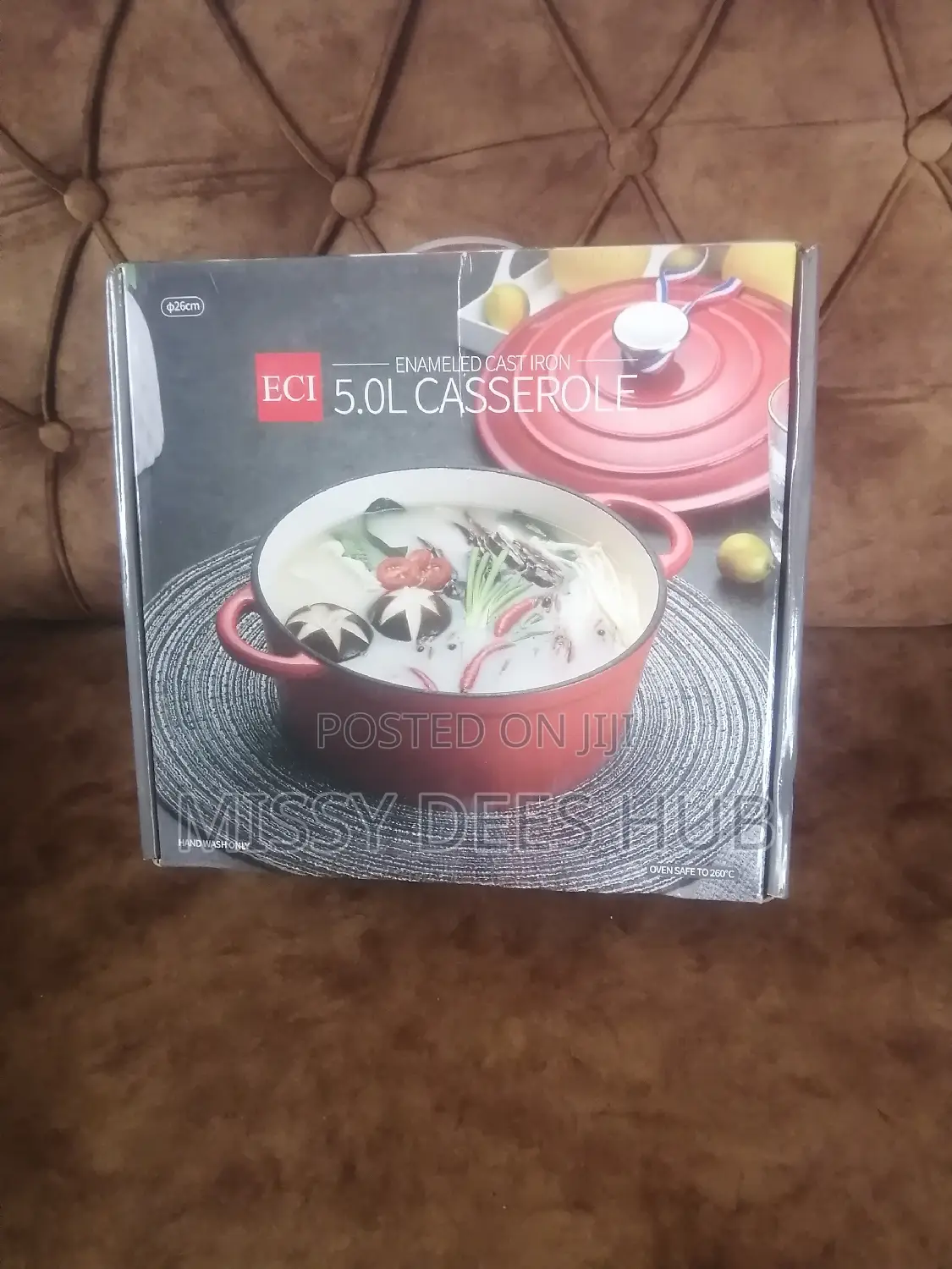 5L Heavy Duty Enamelled Cast Iron Casserole