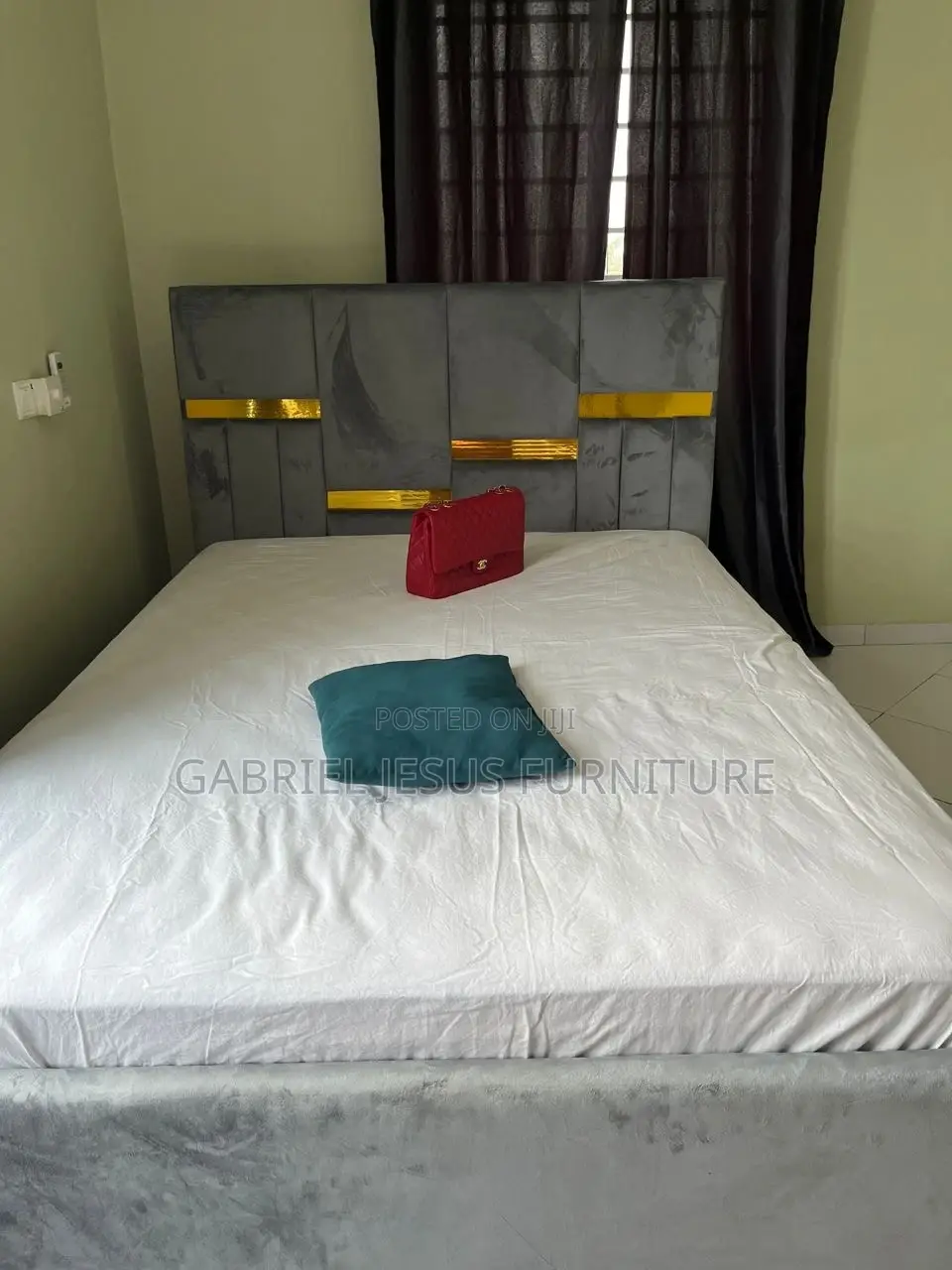 Double Bed Frame Available With Mattress