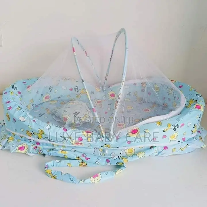Baby Bed With Mosquito Net and Pillow