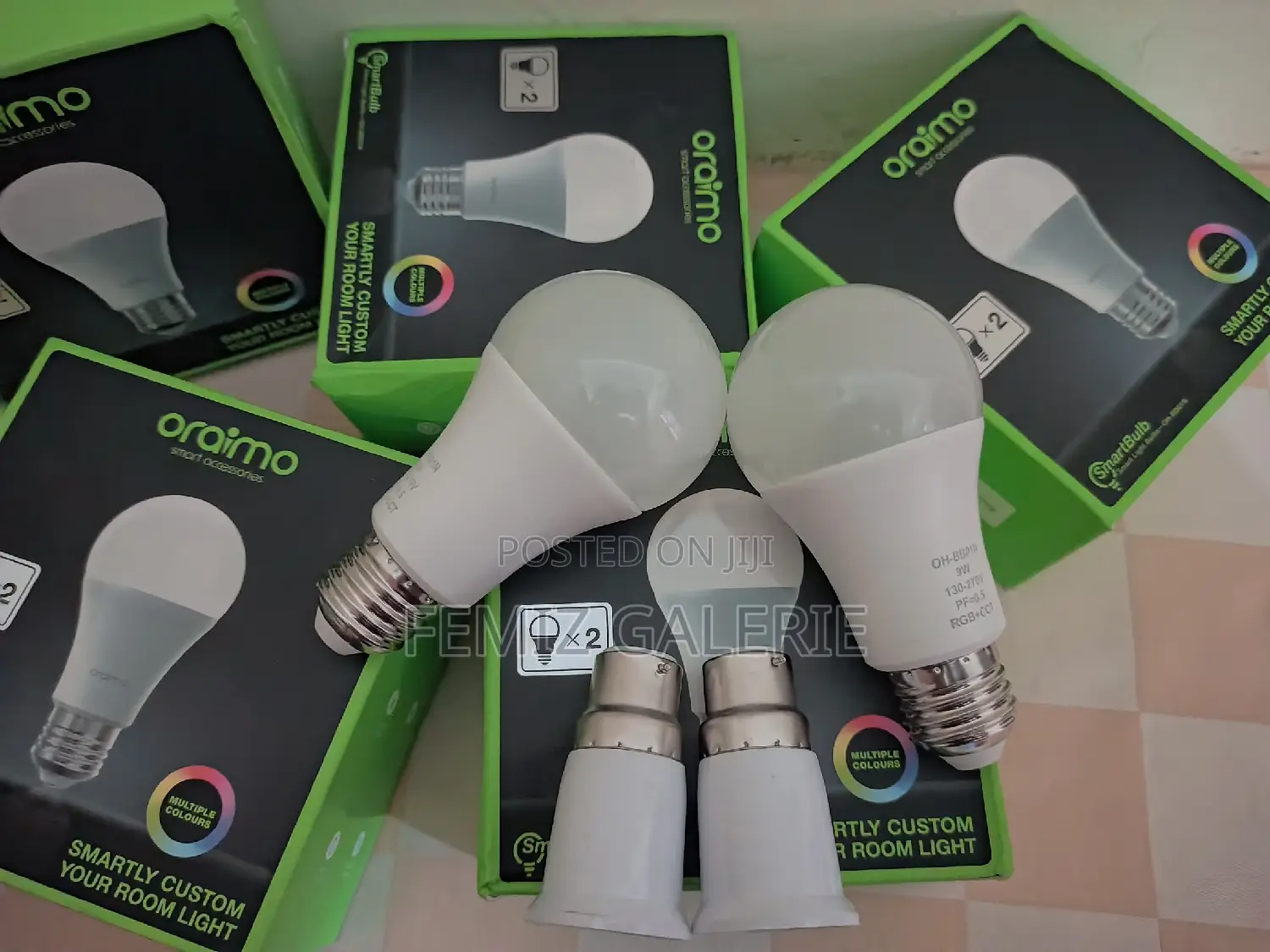 Oraimo Smart Bulbs With RGB Light With App Control