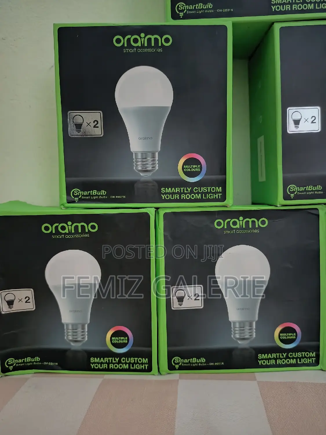 Oraimo Smart Bulbs With RGB Light With App Control