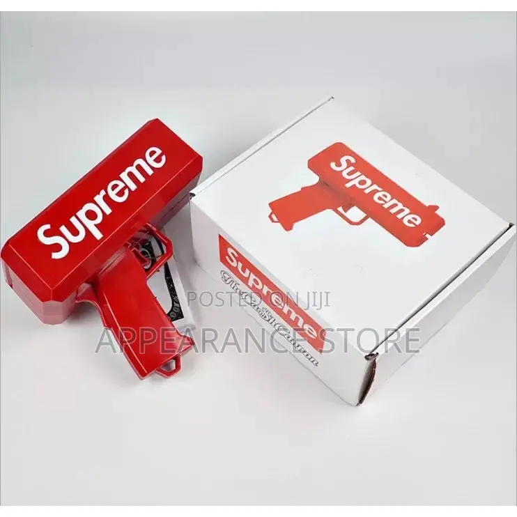 Supreme Money Gun Available as Seen