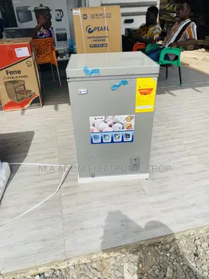 Quality Electric Pearl Single Door Chest Freezer.