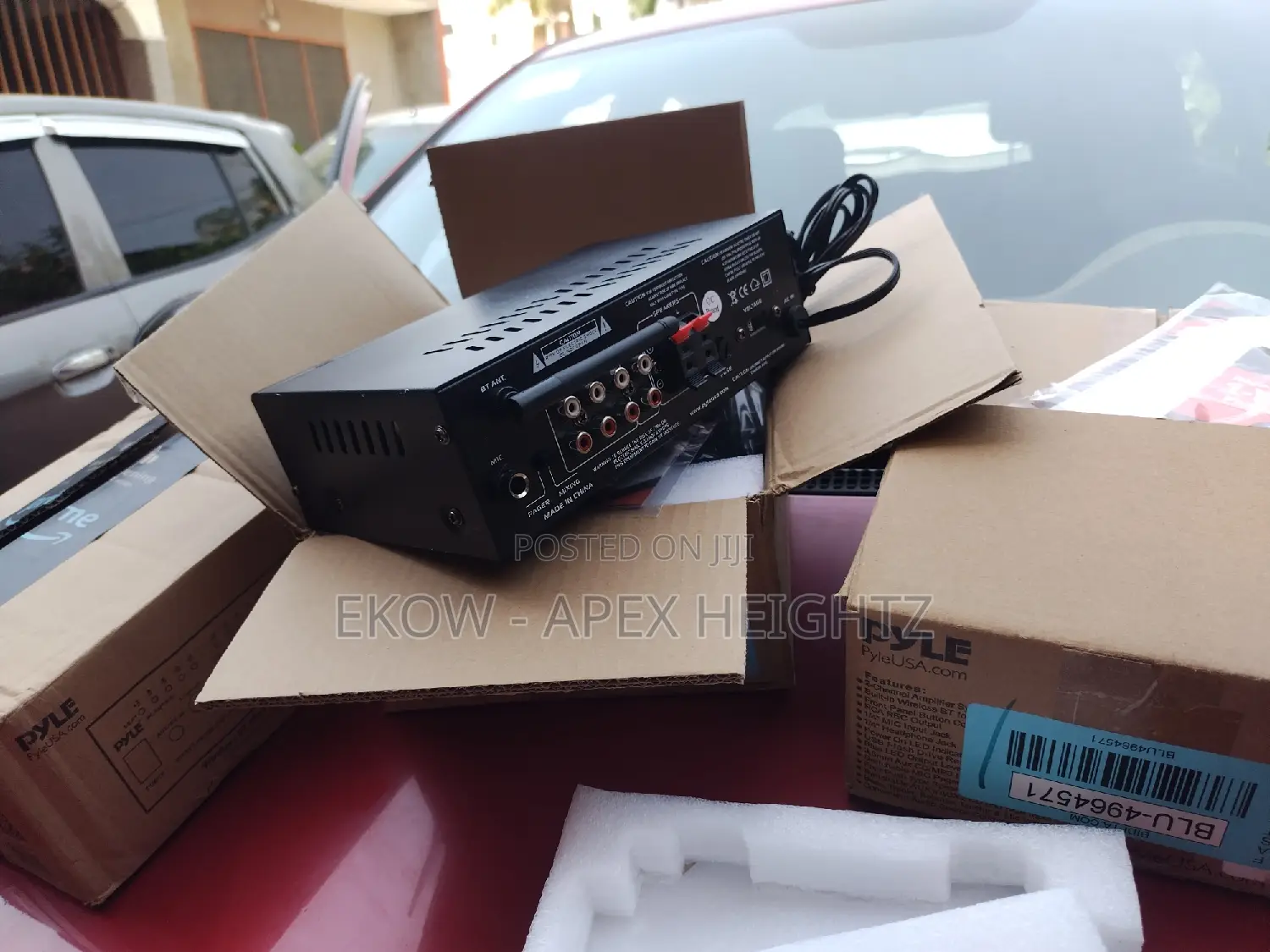 Pyle Pro Mini 120-Watt X 2 Stereo Power Amplifier Usb/Cd/Aux