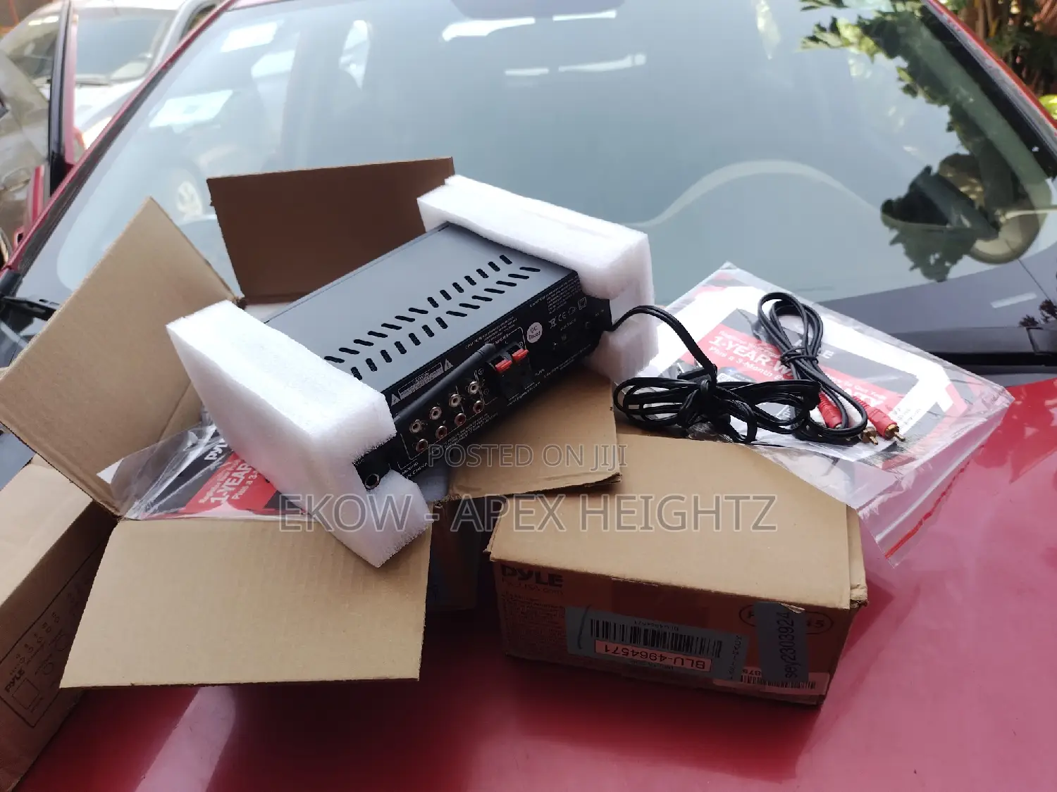 Pyle Pro Mini 120-Watt X 2 Stereo Power Amplifier Usb/Cd/Aux