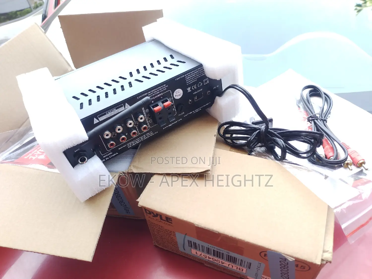 Pyle Pro Mini 120-Watt X 2 Stereo Power Amplifier Usb/Cd/Aux