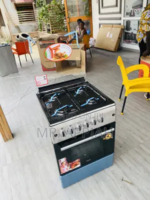 Stainless Ferre 60x60 Oven and Grill 4 Gas Burner(Gray).