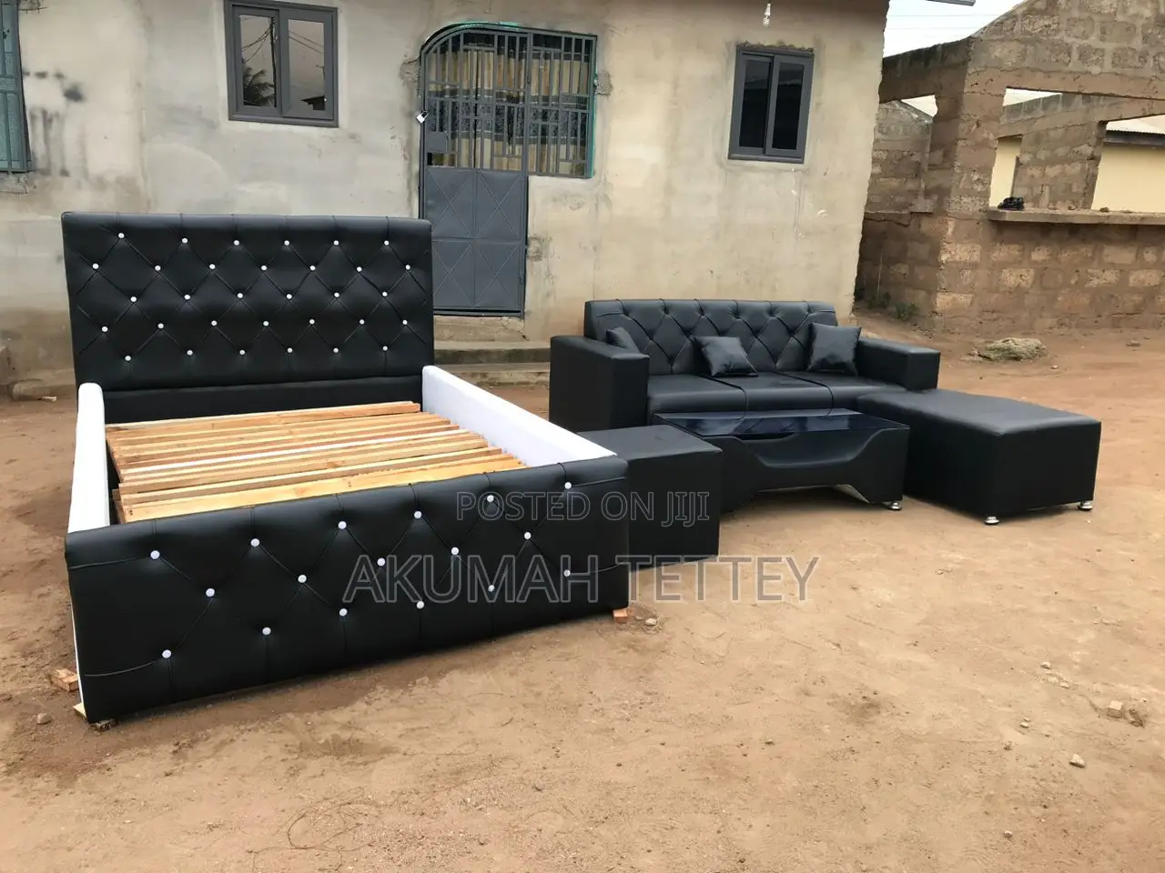 Bed Frame With 3in One Set