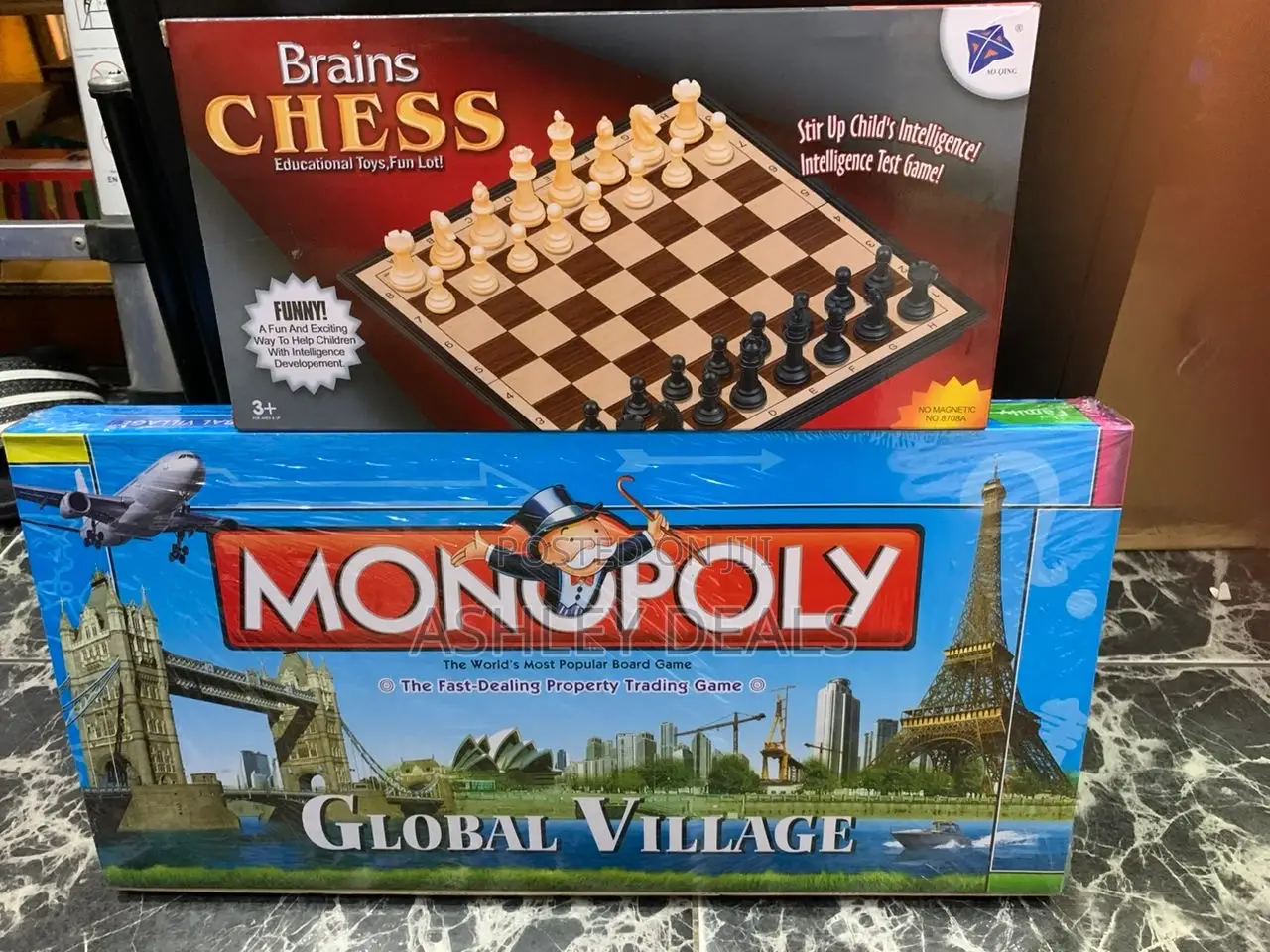 Board Chess and Monopoly