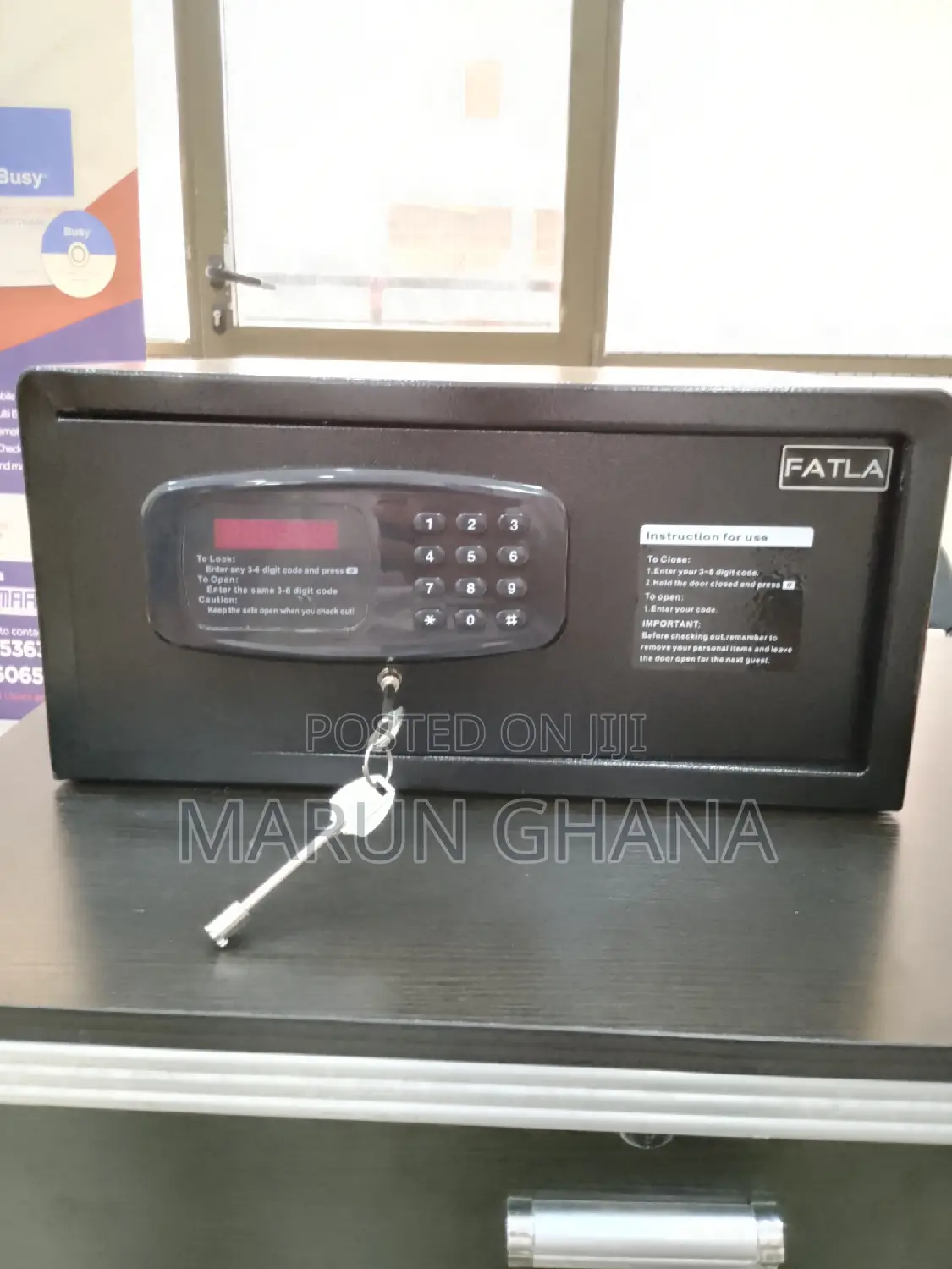 FATLA Safes Product -e-2042a (Hotel Safe With Digital Lock)