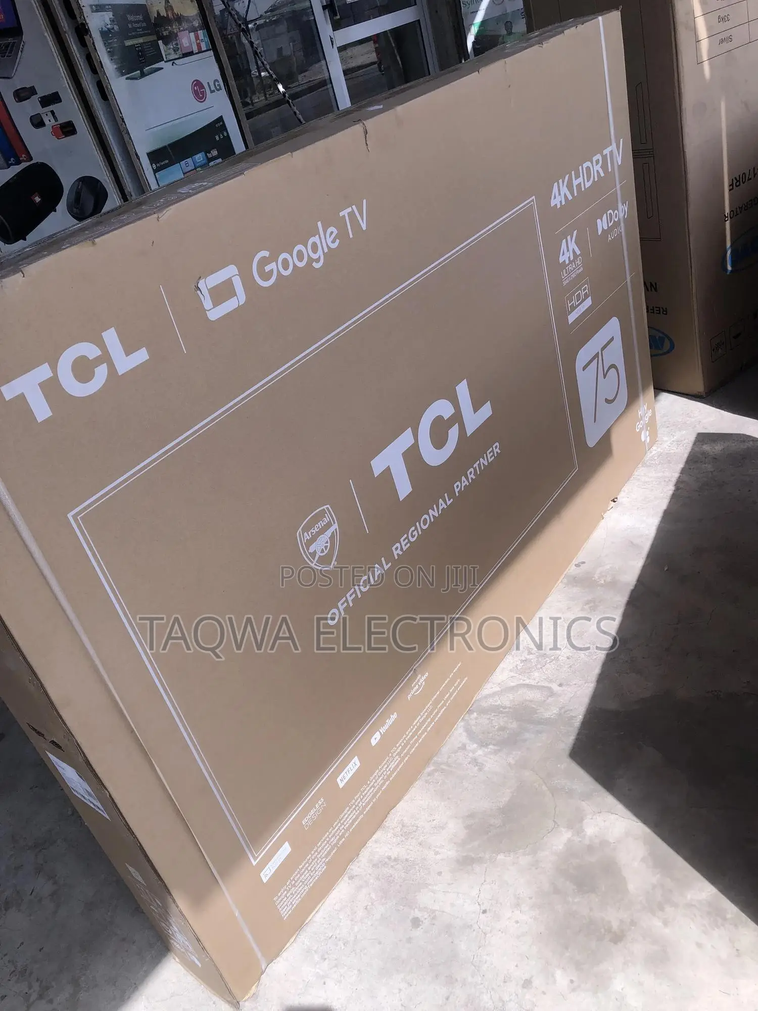 Slim TCL Tv,75inch Android Google Assistant