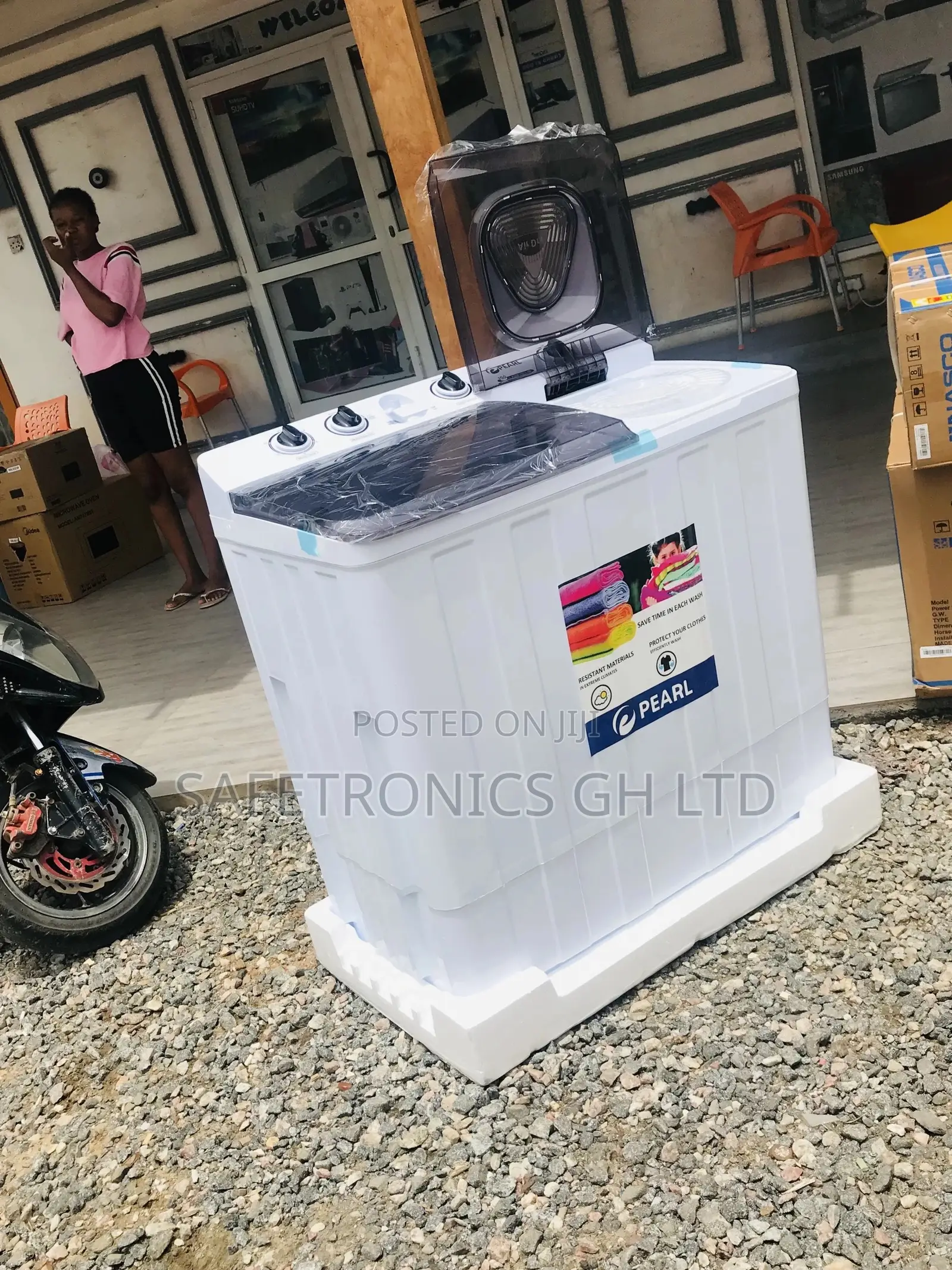 Pearl Topload 15kg Semiautomatic Washingmachine Electric
