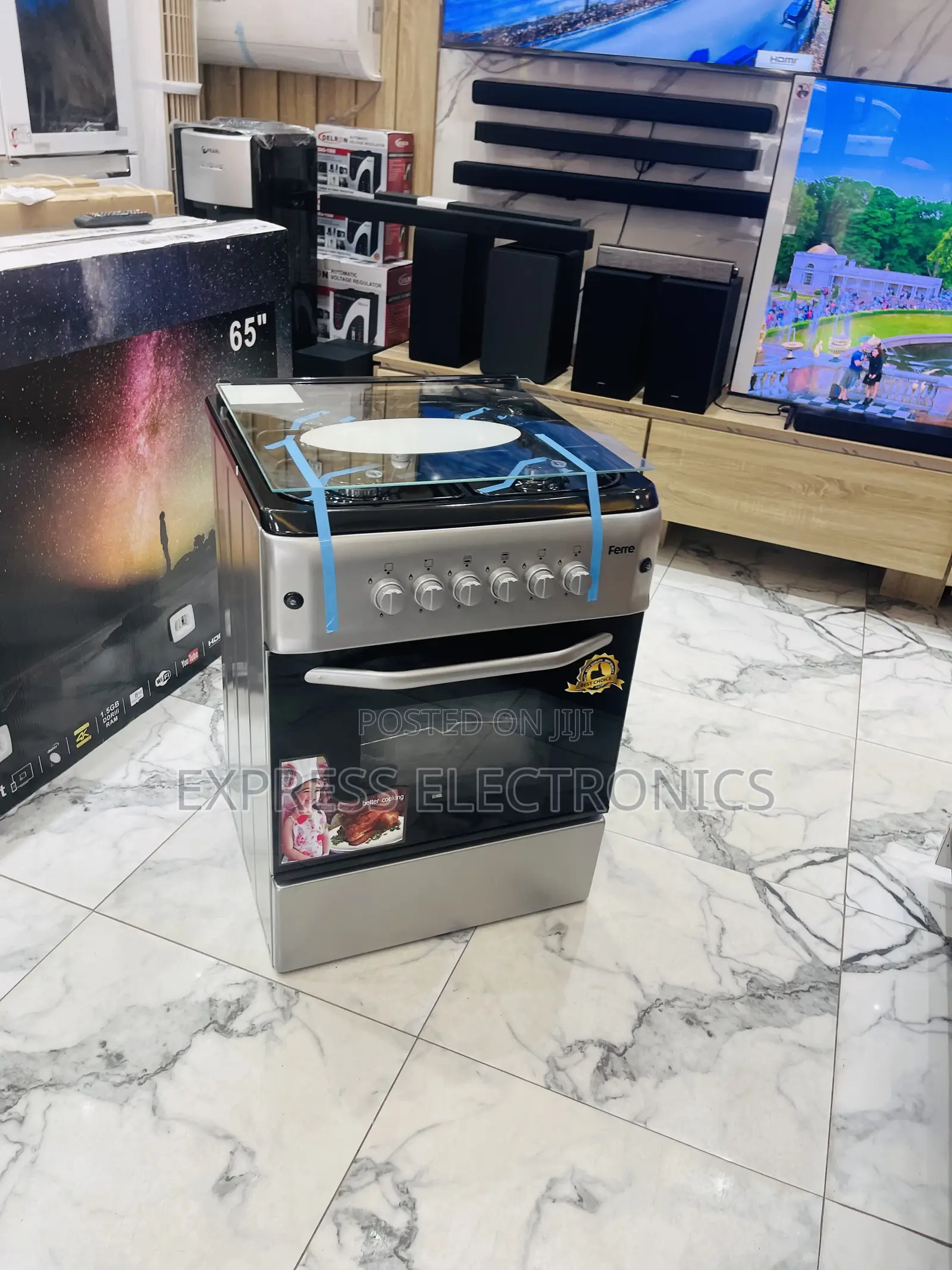 Unique Design Ferre Gas Cooker Oven 4burner Oven 60/60