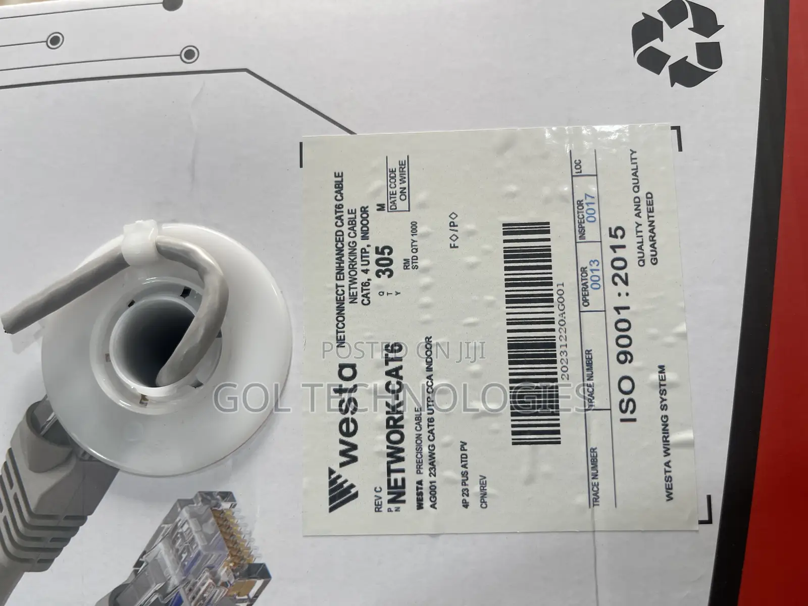 Cat6 Utp 305m Westa High Performance Network Cable