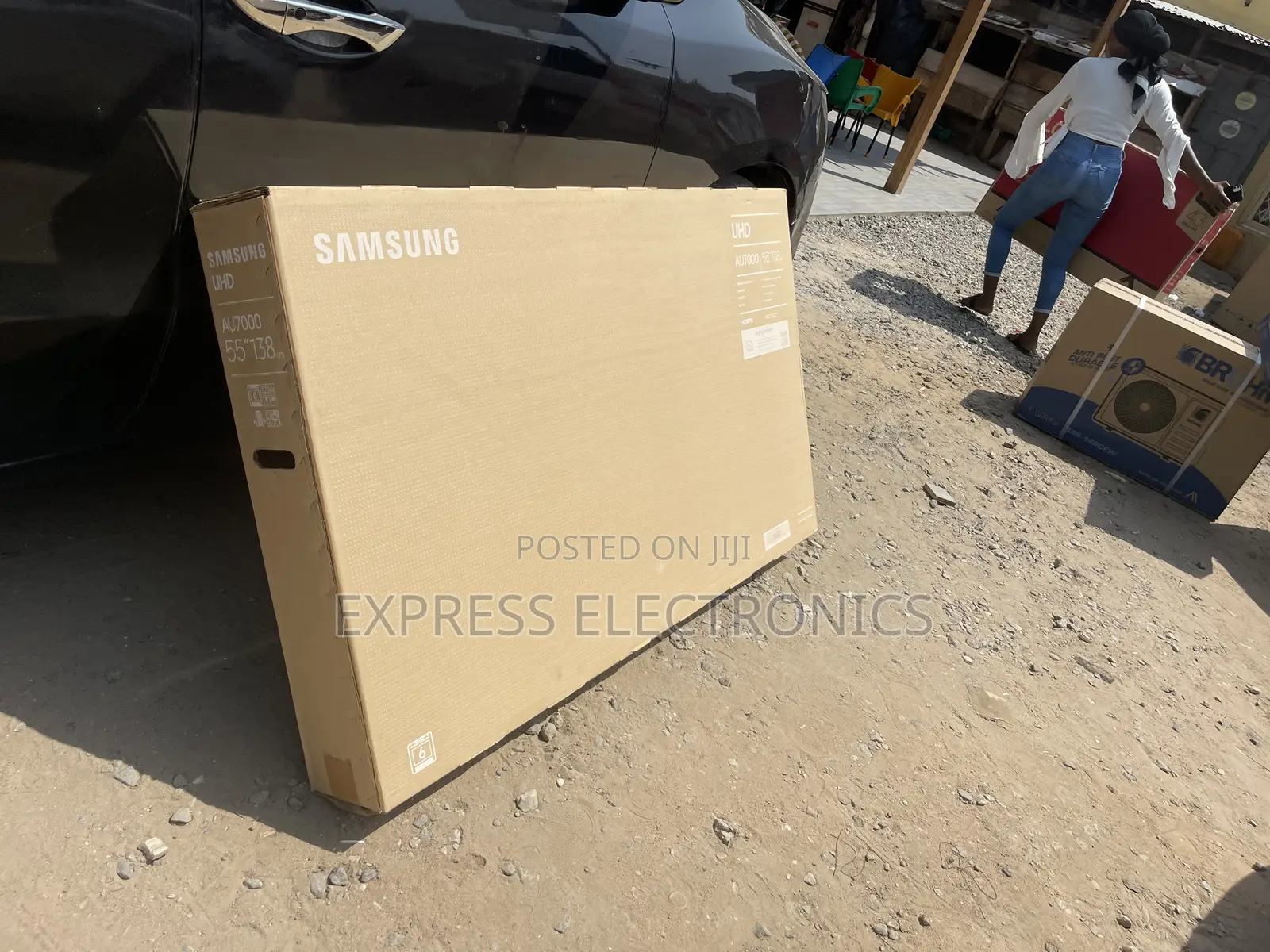 Slim Design Uhd Smart Samsung 55”Cu7000