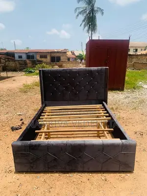 Fabric Double Bed Frame