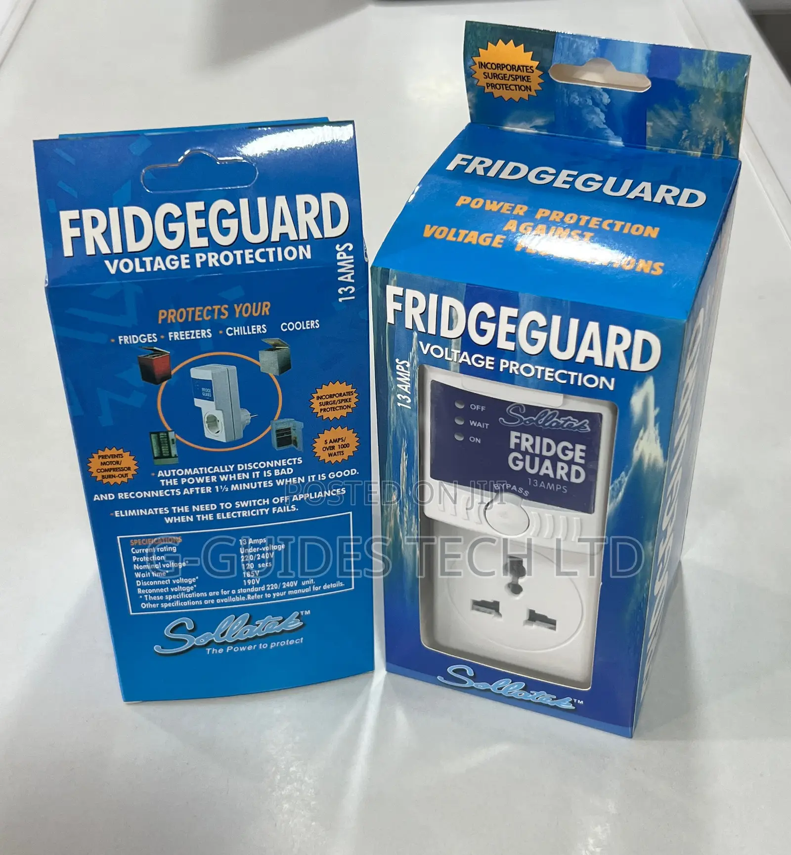 Sollatek Fridge Guard 13amps Voltage Protection