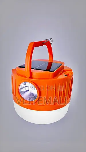 Rechargeable USB Lamp With Solar +Flashlight (Big)