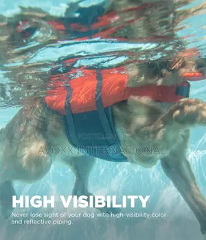 Outward Hound Granby Splash Orange Dog Life Jacket, 21"-27 "